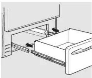 GE JGB400DEPWW - To replace storage drawer: - 2