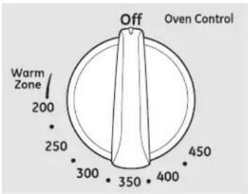 GE JGBS18MENBS - Oven Control Knob (on some models) - 1