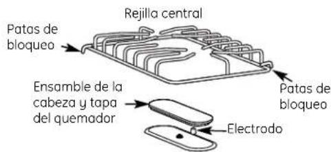 GE JGBS80DEMWW - COLOQUE LOS QUEMADORES DE LA SUPERFICIE - 4