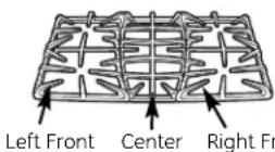GE JGBP88BELBB - D Grates - 1