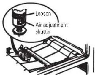 GE JGB400SEPSS - ADJUST BROIL AND OVEN BURNER AIR ADJUSTMENT SHUTTERS IF NECESSARY - 2
