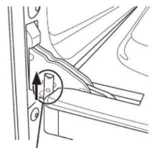 GE JGB690DEFBB - To Replace the Door: - 1