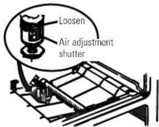 GE JGBP86BELBB - ADJUST BROIL AND OVEN BURNER AIR ADJUSTMENT SHUTTERS IF NECESSARY - 2