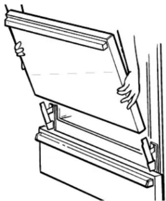 GE JGBS10CEFCC - Puerta del horno de levantar - 1