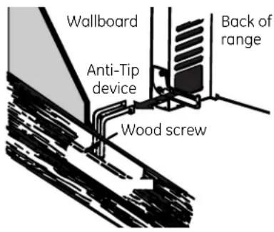 GE JGBS20BEHCT - INSTALL THE ANTI-TIP DEVICE (cont.) - 1