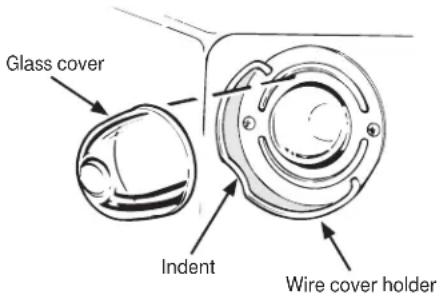 GE JGB635DEKCC - Replacing the Light Bulb: - 1