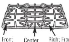 GE JGBP36BELBB - C Grates - 1