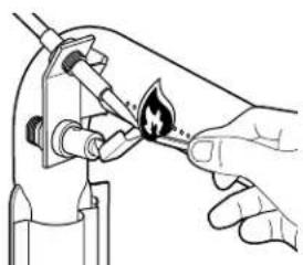 GE JGBS23BEHBB - A Light the Surface Burner Pilots - 5
