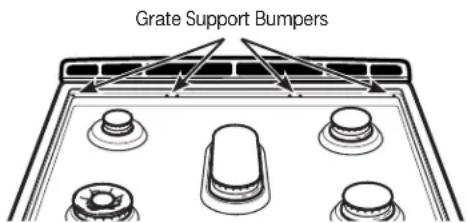GE Profile PGB911DEJBB - To self clean your grates on the oven bottom: - 2