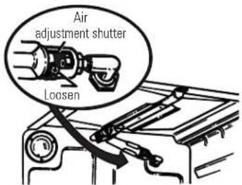 GE JGBP26DEMCC - ADJUST BROIL AND OVEN BURNER AIR ADJUSTMENT SHUTTERS IF NECESSARY - 1