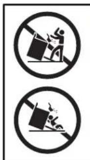 GE JGBP33DEMWW - WARNING! ANTI-TIP DEVICE - 1