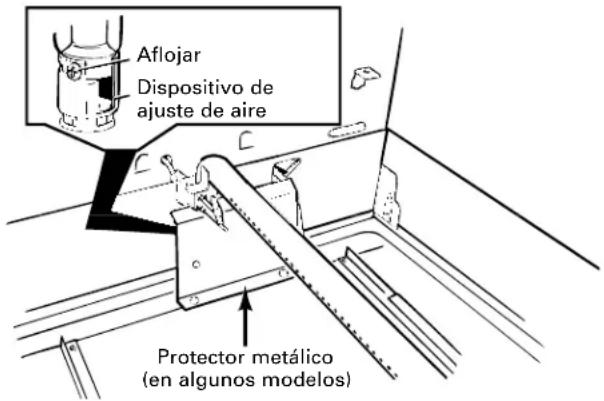 GE JGBS10CEHCC - ⑧ AJUSTE EL DISPOSITIVO DE AJUSTE DE AIRE DEL QUEMADOR DEL HORNO/ASADOR SI ES NECESARIO (CONT.) - 1