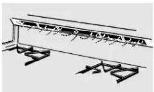 GE JGBP28JSS - To raise the cooktop: - 1