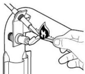 GE JGBS04PPTWW - A Light the Surface Burner Pilots - 5