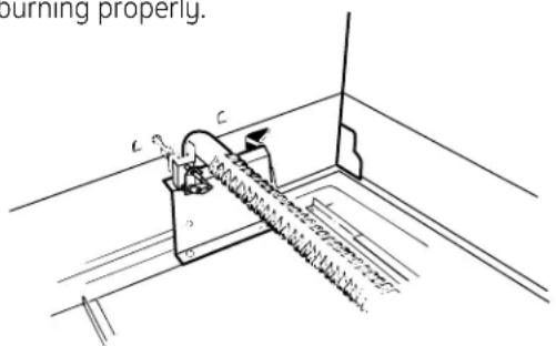 GE JGBS04PPTWW - E Adjust Broil Burner Air Adjustment Shutter on Models with a Broiler Drawer, if Necessary - 1