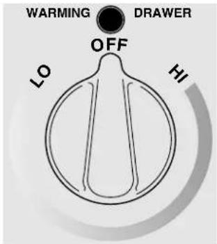 GE Profile Spectra JGBP79AEBAA - Using the electric warming drawer. - 1