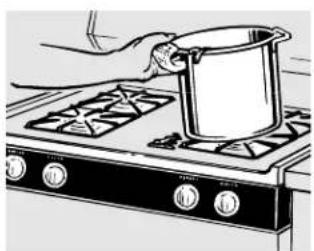 GE Profile Spectra JGBP79AEBAA - Burner Grates - 1