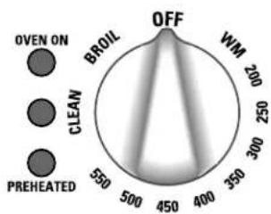 GE JGBP40BECAD - Oven Set Knob - 1