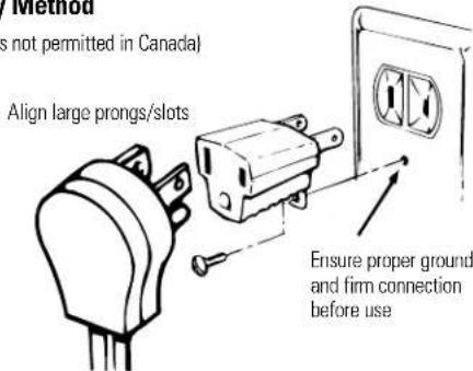 GE Profile JGBP79MEFBC - Usage Situations where Appliance Power Cord will be Disconnected Infrequently. - 1