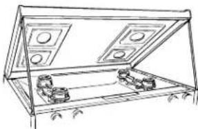 GE JGBS15PEAAD - Clean under the cooktop - 1