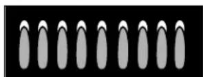 GE JGBP24BEHWH - Quality of Flames - 2