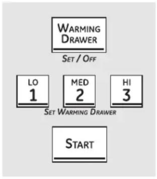 GE JGB500DEPBB - Using the electric warming drawer. (on some models) - 1