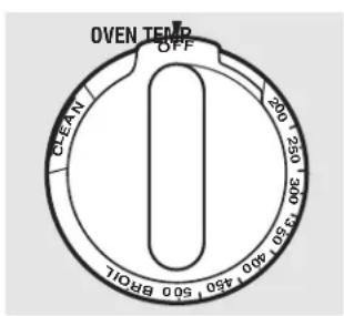 GE JGBP34WELWW - Oven Temperature Knob (on some models) - 1