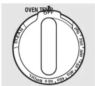 GE JGBP30SEKSS - Oven Temperature Knob (on some models) - 1