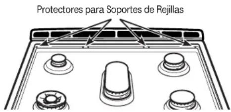GE Profile PGB940DEFBB - Protectores de Soportes de Rejillas - 1