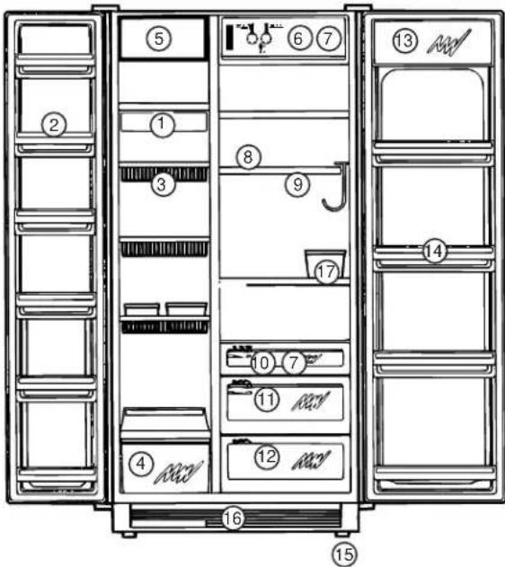 GE TFJ22JADAA - Freezer Compartment - 1