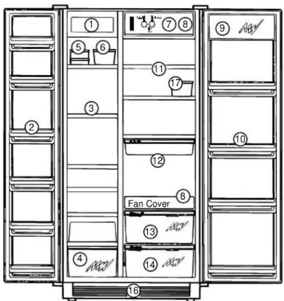 GE TFJ22JADAA - Freezer Compartment - 1