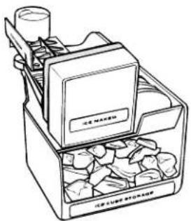 GE TFJ22JADAA - A CONVENIENT ICEMAKER (NOT INCLUDED) CAN BE INSTALLED - 1