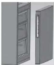 Infiniton FGC-843XS - Mude o batente da porta - 8