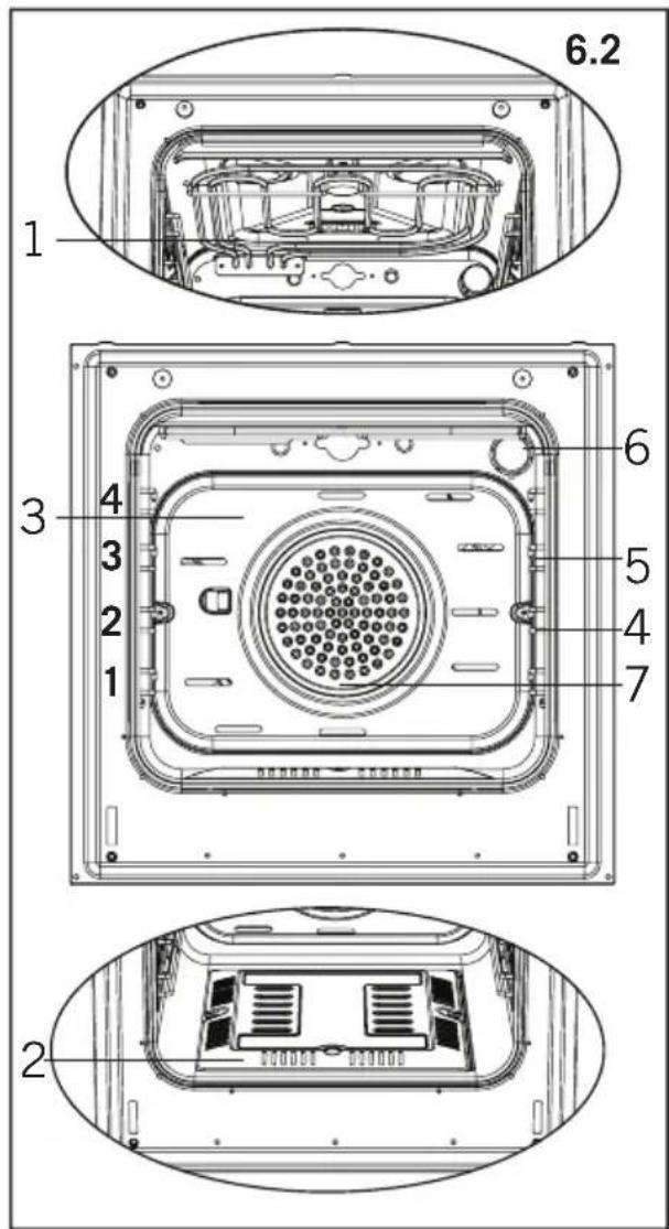 BRANDT KV1550X - Connecting the cooker to power supply &amp; Chain Connection Scheme - 6