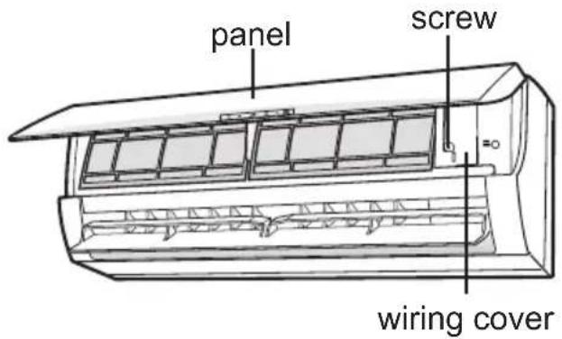 GREE GISF209BXA - Step seven: connect wire of indoor unit - 1
