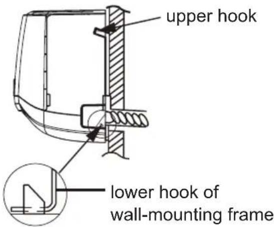 GREE GISF209BXA - Step nine: hang the indoor unit - 2