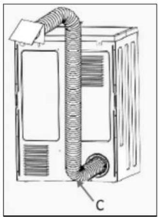 BAUMATIC BFVTD6BL - Installing the vent hose - 2