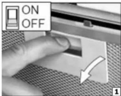 BAUMATIC F110.2BL - Fitting the carbon filters (S1 carbon filters) - 2
