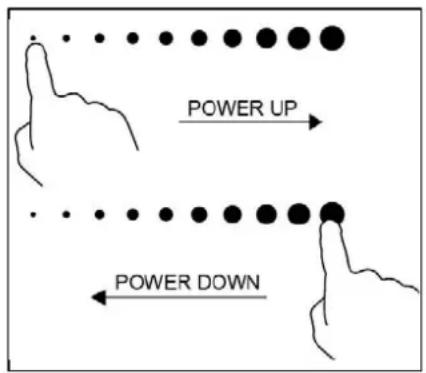 BAUMATIC BHI660BE - Switching on a zone and setting a power level - 3