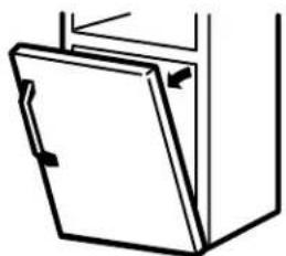 GE GTS18HCRCC - REMOVE THE FRESH FOOD DOOR - 3