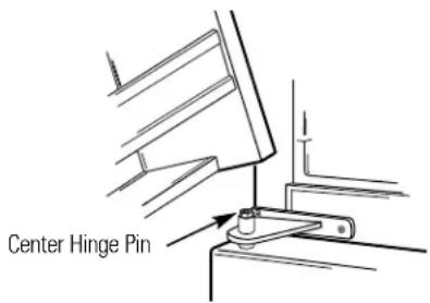 GE STS22ICPWW - REHANG THE FREEZER DOOR - 1