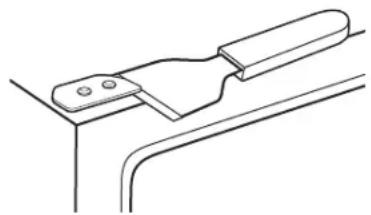 GE GTL12HBDBS - TRANSFIERA LA BISAGRA SUPERIOR A LA IZQUIERDA - 1