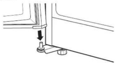 GE GTL12HBDBS - REHANG THE FRESH FOOD DOOR - 1