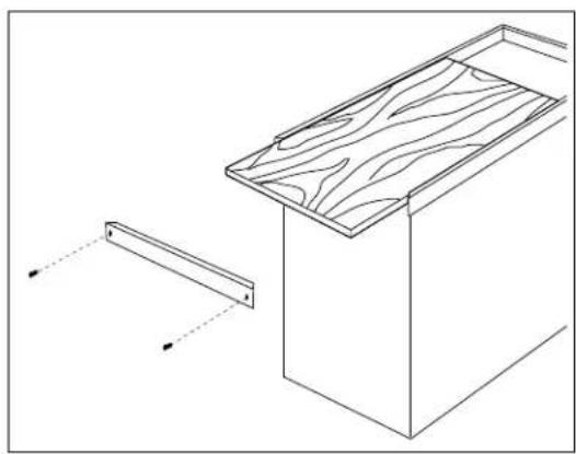 GE ZCG3100VBB - 1/4" thick wood panel - 1