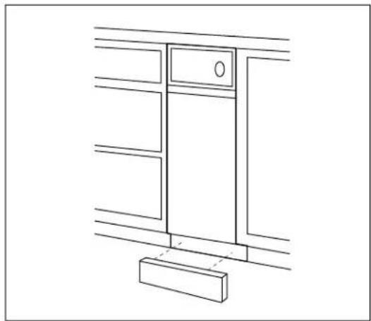 GE ZCG3500DSS - Step 6 Optional custom toekick - 1