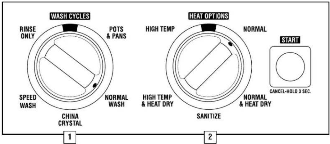 GE ZBD6400GBB - Start a wash load - 1
