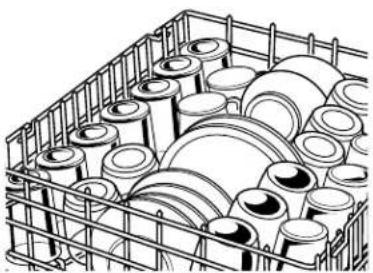 GE EDW1500GCC - Loading the dishwasher racks. - 1