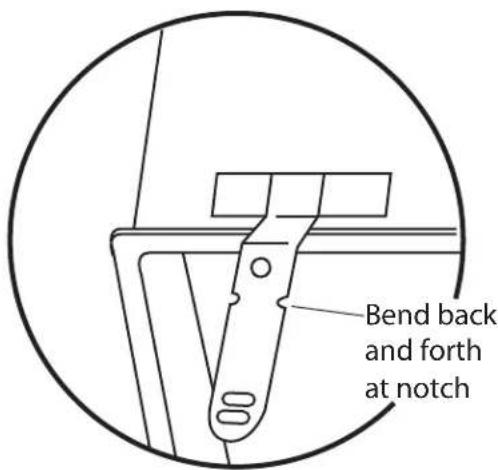 GE GLD5760NSS - Skip this step if underside of countertop is wood or wood-like material. - 3