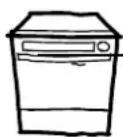 GE GSD5200GBB - The air gap is easy to clean. - 1