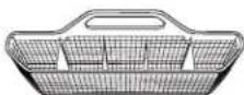 GE GLD5800LBB - One-piece basket (on some models) - 1